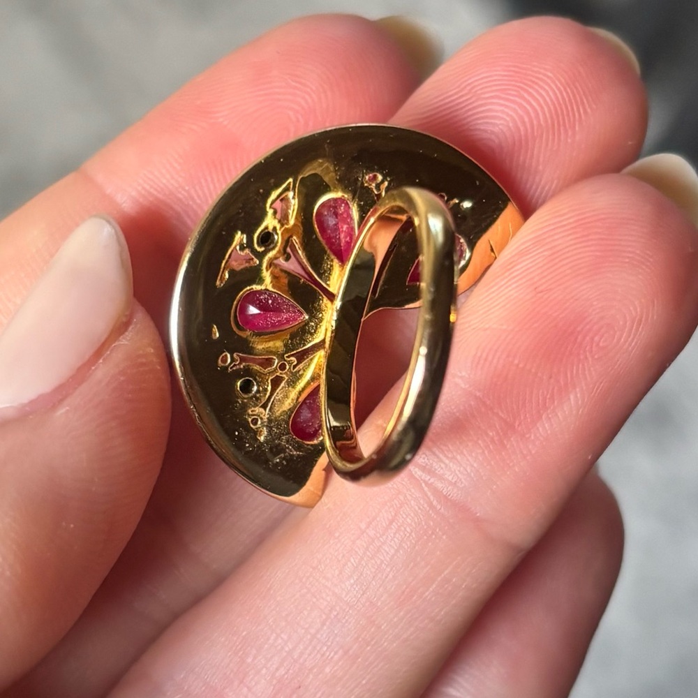 Size 5 Kate Spade Watermelon Ring - Picture 3 of 5